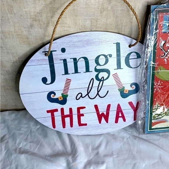 CHRISTMAS signs x2 - Picture 2 of 3